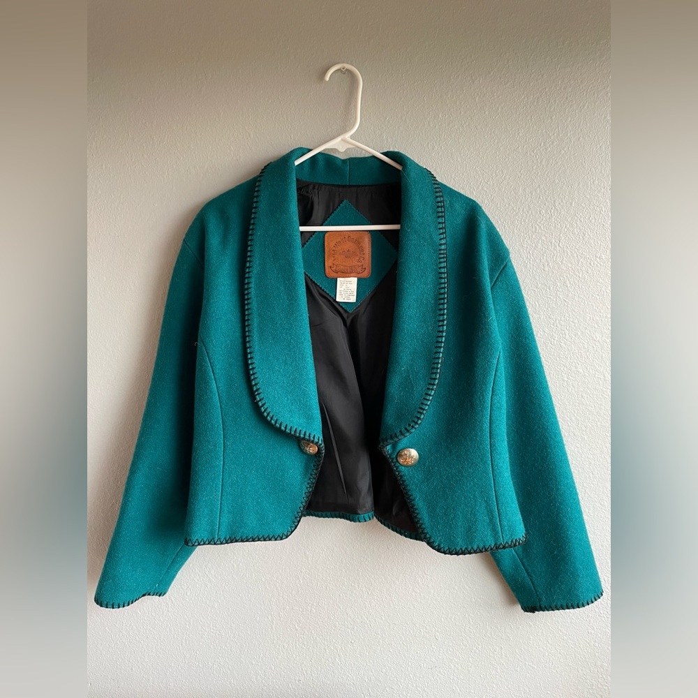 Midwest Garment Co Vintage Western Wool Blazer Jacket
